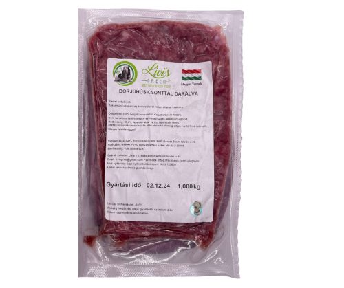 Borjúhús csonttal darálva 2x500 g (Livi's Green)