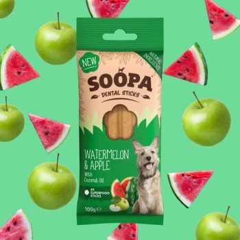 Görögdinnye és Alma Dental Sticks 100 g (Soopa)