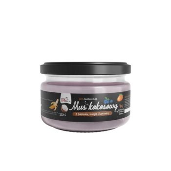   Kókusz mousse - banánnal, mangóval és áfonyával 150 g (Syta Micha)